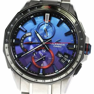 カシオ CASIO OCW-G2000SB-2AJR オシアナス 宇宙兄弟コラボレーション 世界限定700本 ソーラー電波 メンズ _802525