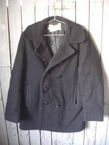 Qn536 US古着 vintage 70s Schott nyc U.S.740N PEA JACKET USA製 ヴィンテージ ピーコート 38 80サイズ