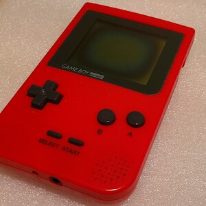 ゲームボーイポケット 本体 レッド 赤 GAME BOY pocket 任天堂 Nintendo