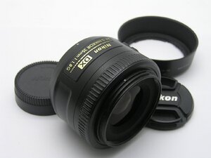 ★ハローカメラ★1円スタート★4318 Nikon DX AF-S NIKKOR 35mm F1.8 G フード付 動作品 現状 即決有り ★【外観は美品】