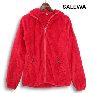 SALEWA サレワ 秋冬 立体模様★ ボア フリース ジップ パーカー ジャケット Sz.42　レディース アウトドア 登山　K4T01915_B#N