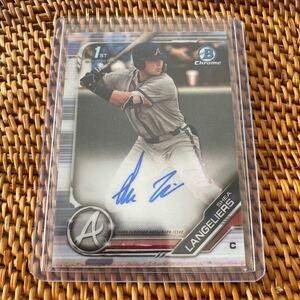 Topps Bowman Chrome 1st Bowman Shea Langeliers Auto 