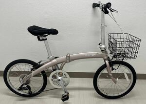 美品☆ダホン☆DAHON☆ミュー☆MU　D9☆アルミ☆軽量☆折りたたみ自転車☆２０インチ☆ミニベロ☆２０２０モデル☆チタンニウム