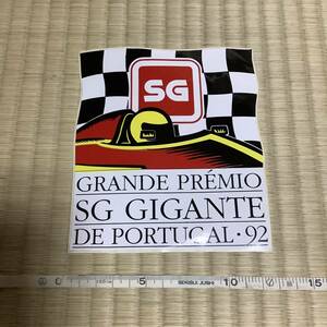 1992 SG GIGANTE ビンテージ　ステッカー　F1