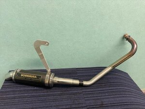 【中古現状品】ホンダ モンキー・ゴリラ Z50J AB27用ヨシムラ サイクロンTYPE-2 カーボンカバーマフラー JMCA:00110097 程度良好/bk-00590i