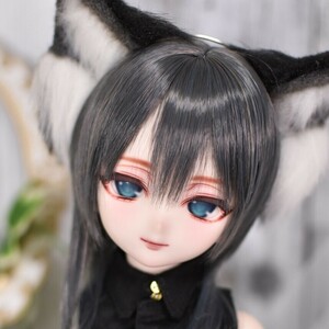 【みみずく】DDH-10 カスタムヘッド ソフビ盛り セミホワイト肌＋おまけアイ ※小難あり　MDD