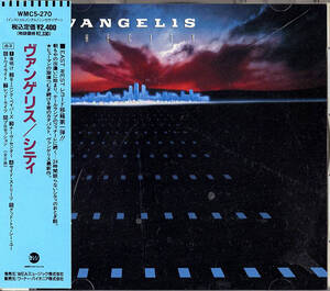 ◆CD/帯付き◆Vangelis「The City」WMC5-270、Modern Classical, Downtempo, Ambient《DK0727》