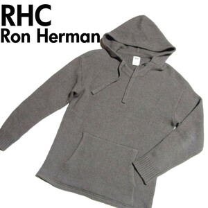 RHC Ron Herman ロンハーマン フォックス ニット メキシカン パーカー L モカブラウン