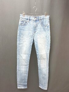 ◇ 美品 GAP ストレッチ タイト 美シルエット ダメージ加工 トゥルースキニー デニムパンツ サイズ2/26 ブルー レディース E