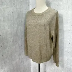 ZARA セーター〚size M〛ダークベージュ系 ニット レディース