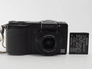 ★実用美品★ リコー RICOH GX200 コンパクトデジタルカメラ ＋ バッテリーのみ ＃A609