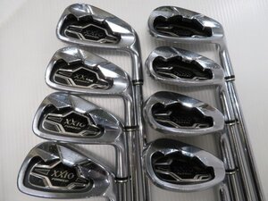 【中古 ジャンク】ダンロップ　2010　ＸＸＩＯ ＦＯＲＧＥＤ　３代目　アイアン　８本（５～S）　Ｓ　NSPRO950GH