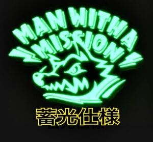 限定品【蓄光仕様】 MAN WITH A MISSION モンスター エナジー Monster マンウィズアミッション ステッカー シール 