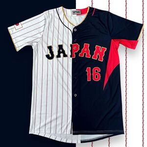 非売品　大谷翔平 WBC2023 日本代表　侍ジャパン　サインプリントミックスユニフォーム　ホーム　ビジター　野球しようぜ！　 侍JAPAN MVP