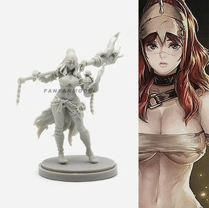 【新品】38mm 1/35 KINGDOM DEATH キングダム・デス Lantern Guard KD ランタン・ガード KD 女性戦士 未塗装 レジン製 フィギュア H169