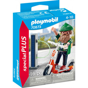 即決！新品 PLAYMOBIL プレイモービル スペシャルプラス 70873 ヒップスター 電動ローラー