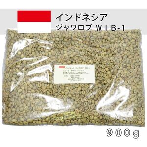 ウルフ珈琲 コーヒー生豆　インドネシア ジャワロブ WIB-1 900g