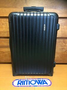 ☆美品☆希少☆RIMOWA リモワ　サルサ 2輪　32L 検索　ステルス　トパーズ　ビジネストローリ　