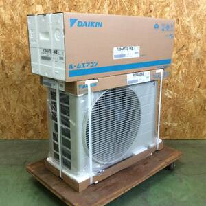 ◎【WH-3504】未使用 DAIKIN ダイキン ルームエアコン F284ATES-W5+R284AES5 主に10畳用【佐川送料着払い・２梱包】