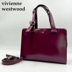 1円 【極美品】 vivienne westwood ヴィヴィアンウエストウッド トートショルダーバッグ オーブ金具 2way SIMPLE TINY シンプルタイニー 