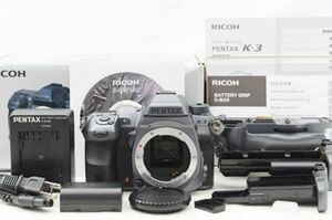 ☆極上美品☆ ペンタックス プレステージエディション PENTAX K-3 Prestige Edition 元箱 付属品 Shot数 僅か 8,250枚前後！ ♯23082204