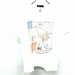 アルマビアンカ 【新品】arma bianca Tシャツ SHAMAN KING シャーマンキング 麻倉葉 lette-graph TVアニメ 丸首 半袖 綿100% M 白 メンズ