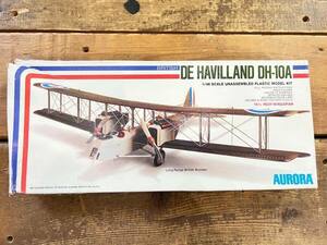 B90 AURORA オーロラ 当時物 未組立 1/48 スケール DE HAVILLAND DH-10A デハビランド イギリス空軍 プラモデル 戦闘機 飛行機