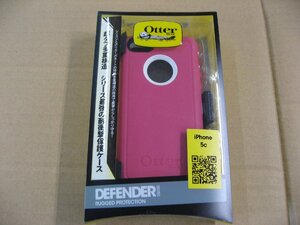 OtterBox オッターボックス OTB-PH-000100 [Defender for iPhone 5c ホワイト/ペオニーピンク (PAPAYA)] スマホケース アクセサリ