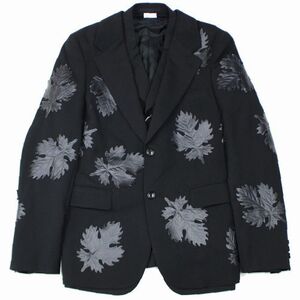 COMME des GARCONS HOMME PLUS コム デ ギャルソン オム プリュス 24SS レイヤードジャケット S ブラック