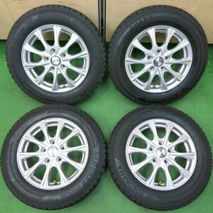 *送料無料* バリ溝！キレイ！ほぼ10分★スタッドレス 195/65R15 ヨコハマ アイスガード iG50 プラス JOKER PCD114.3/5H★4050108イス