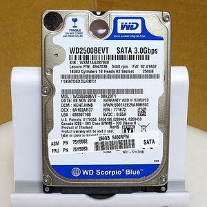 HD4688★WesternDigital★2.5インチHDD★250GB★WD2500BEVT★即決！