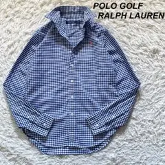 【美品】POLO GOLF RALPH LAUREN ギンガムチェックシャツ