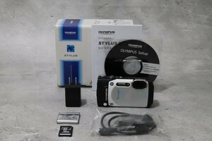 OLYMPUS STYLUS TG-870 ホワイト 防水 Wi-Fi GPS デジタルカメラ 元箱付き