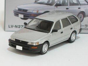 トヨタ カローラバン DX（銀）2000年式 LV-N273b 【トミーテック社1/64ミニカー】【トミカの時】