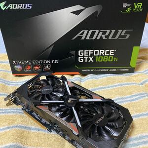 GeForce GTX 1080ti かなり美品 AORUS 1円スタート 希少品Gaming OC グラフィックボード 