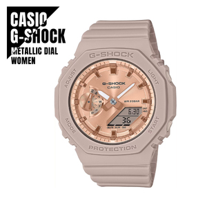 国内正規品 CASIO G-SHOCK Gショック カーボンコアガード構造 八角形フォルム GMA-S2100MD-4AJF ピンクゴールド×ピンク 腕時計 レディース