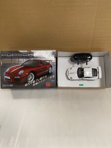 ラジコンカー ポルシェ911 GT3 RS4.0 ホワイト 未開封未使用品 AHR1659 恐らくプライズ品 BAND 27 MHz ラジコン 外車 撮影のため開梱