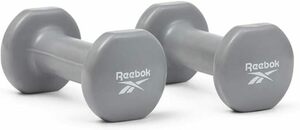 545 新品 Reebok(リーボック) ダンベル 1kg 2個 セット 鉄アレイ 鉄アレー 筋力トレーニング 筋トレ ウエイト コーティングダンベル