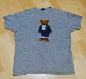 【中古】CLASSY BEAR 半袖Tシャツグレー　Mサイズ　ゆうパケット210円