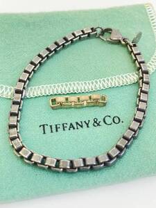 18868 小612-224　ティファニー　ブレスレット　ベネチアンチェーン　Tiffany & Co.　シルバー925　銀　アクセサリー　60