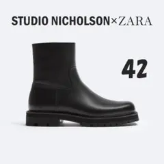 ZARA Studio Nicholson ビブラム レザーブーツ　42