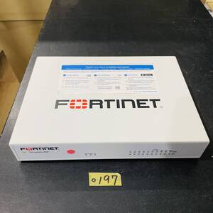 (ヤ)〇197【通電OK】Fortinet FortiGate 60F FG-60F 次世代ファイアウォール FW SD-WAN セキュリティ ドリブンネットワーキング FortiOS