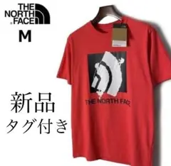 ザ・ノースフェイス　Tシャツ　半袖シャツ　メンズM   レッド色　新品　正規品