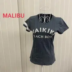 MALIBU Tシャツ マリブシャツ Uネック レディース グレー