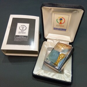 【未使用品】ZIPPO ジッポ オイルライター 2002 FIFA ワールドカップ 日韓戦 限定 No.1097 箱付 喫煙具