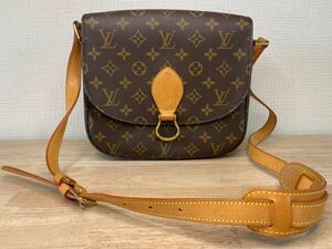 1円スタート LOUIS VUITTON ルイヴィトン ショルダーバッグ 斜め掛け モノグラム サンクルーGM サンクルー 外ポケット1つ 内ポケット1つ