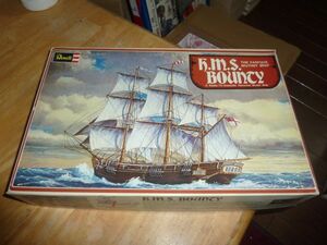 1/110 HMS バウンティ号　②　レベル Revell　H.M.S. BOUNTY 日本語表記箱 グンゼ 帆船