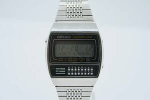 ★【良品/レア稼働品】Vintage SEIKO Calculator Alarm C359-5000 Digital Quartz Mens セイコー カリキュレーターアラーム デジタル★W227