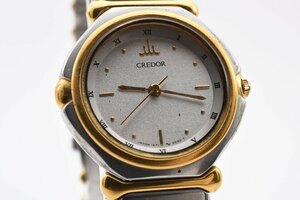 セイコー クレドール ラウンド コンビ クォーツ レディース 腕時計 SEIKO CREDOR