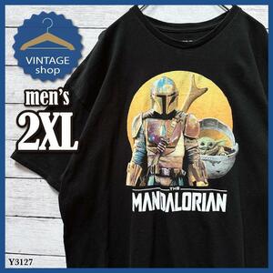 【STAR WARS】スターウォーズ古着アメリカTシャツ半袖メンズ2XLブラック